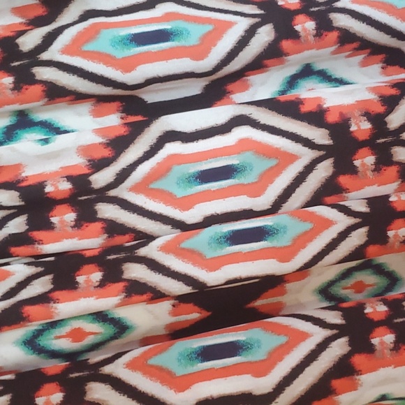 Aztec print lightweight Palazzo Pants - Picture 2 of 7